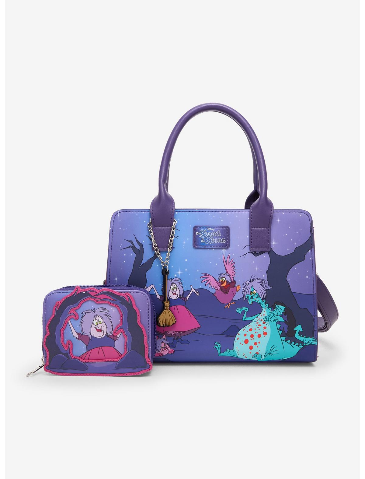 Disney The Sword In The Stone Madam Mim Charm Satchel Bag - US 7499