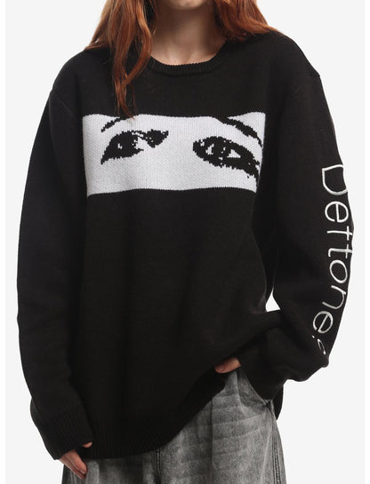 Deftones Ohms Eyes Intarsia Sweater - US 8791