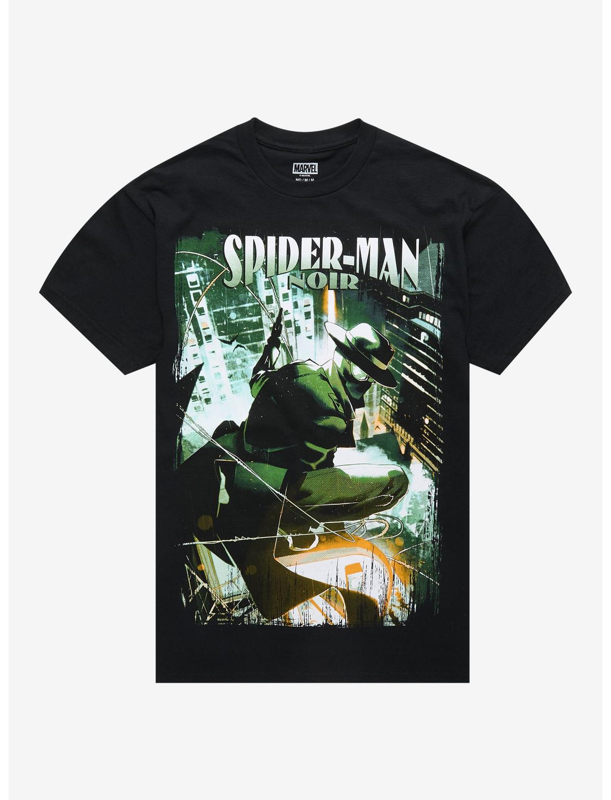Marvel Spider-Man Noir Comic Cover T-Shirt - US 0977