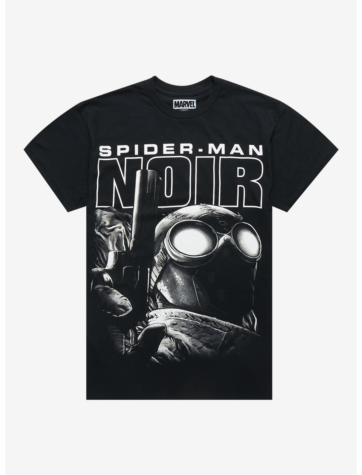 Marvel Spider-Man Noir Jumbo Portrait T-Shirt - US 0297
