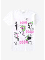 Invader Zim Character Doom Grid T-Shirt - US 5258