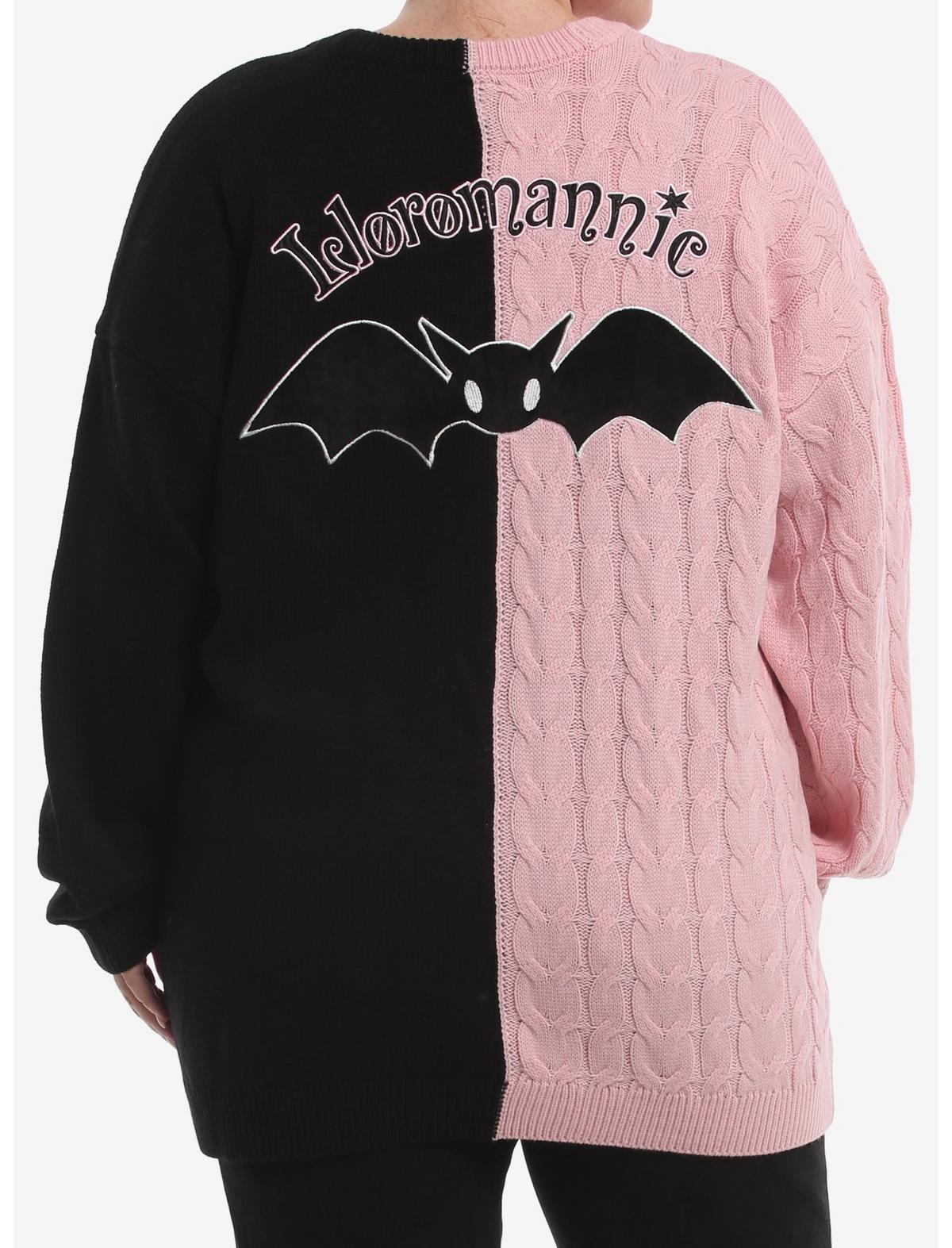 Lloromannic Split Cable Knit Girls Cardigan Plus Size - US 6545