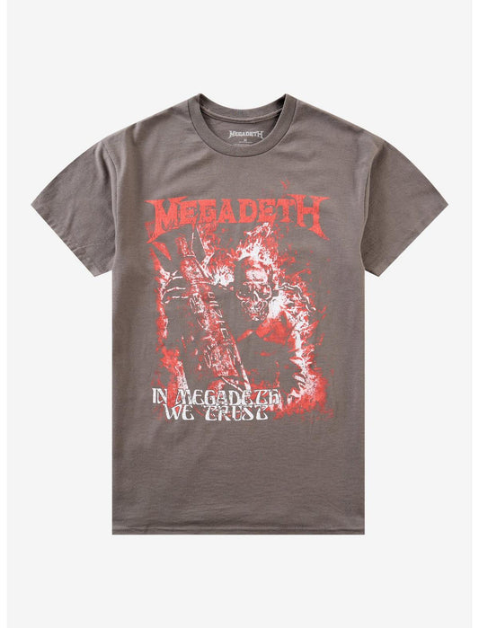 Megadeth We Trust Flame T-Shirt - US 1514
