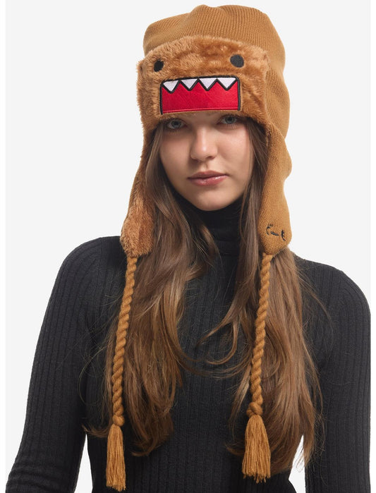 Domo Fuzzy Face Trapper Hat - US 8744