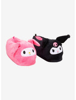 Kuromi & My Melody Mismatch Plush Slippers - US 1207