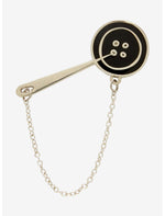 Coraline Button Thread Chain Enamel Pin Hot Topic Exclusive - US 3897