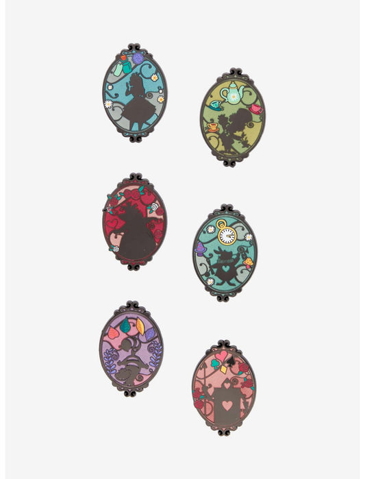 Disney Alice In Wonderland Silhouette Blind Box Enamel Pin Hot Topic Exclusive - US 1031