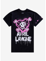 Avril Lavigne Pink Punk Skull T-Shirt - US 5330