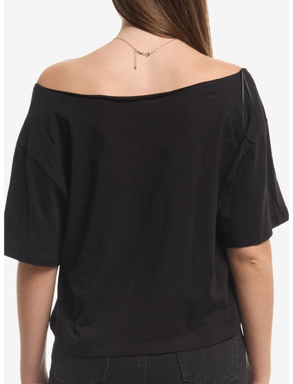 Korn Cheetah Logo Girls Off-Shoulder T-Shirt - US 0101