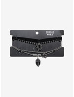 Cosmic Aura Dark Witch Velvet Necklace Set - US 4794