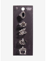 Cosmic Aura Gothic Witch Ring Set - US 2634