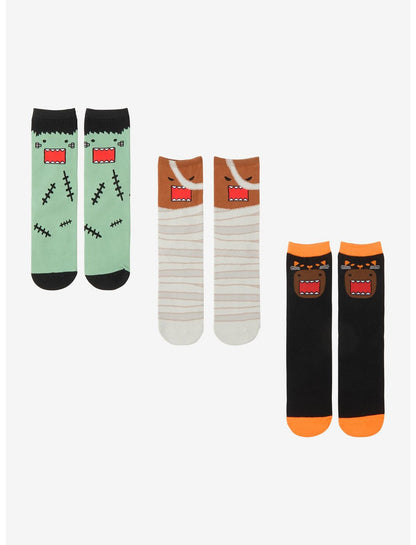 Domo Halloween Crew Socks 3 Pack - US 0352