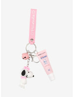Célavi Peanuts Snoopy & Belle Lip Gloss Keychain - US 7339
