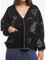 Harry Potter Silver Icons Girls Cardigan - US 9905