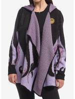 Disney The Little Mermaid Ursula Girls Hooded Open Cardigan - US 4440