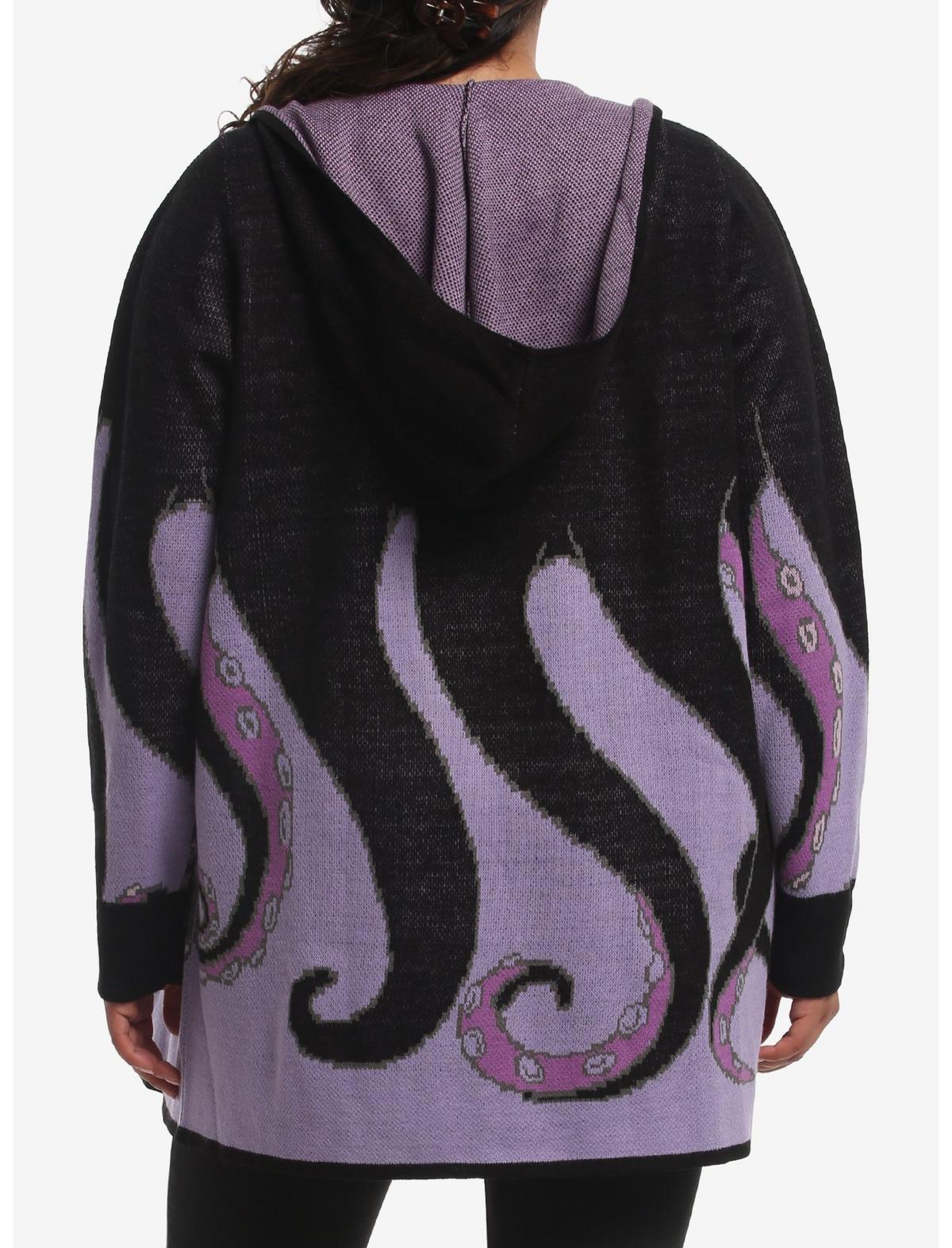 Disney The Little Mermaid Ursula Girls Hooded Open Cardigan Plus Size - US 2417