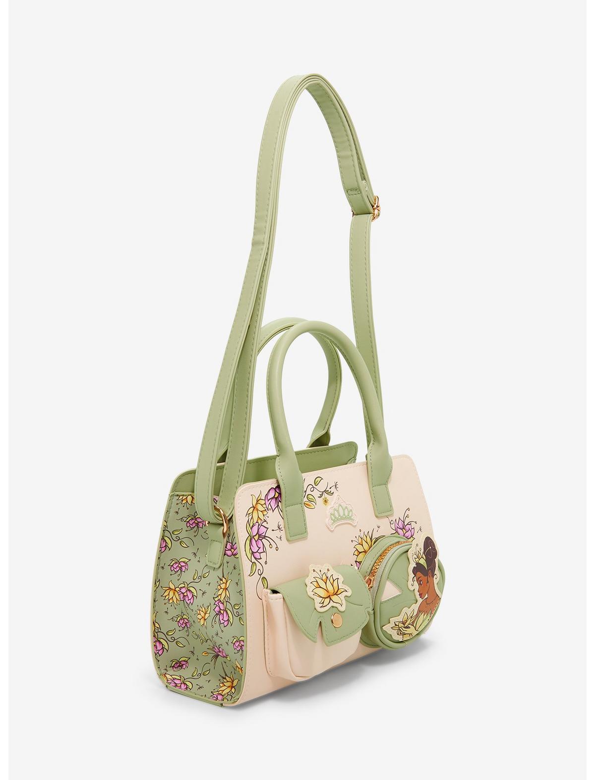 Disney The Princess And The Frog Tiana Floral Satchel Bag - US 2258