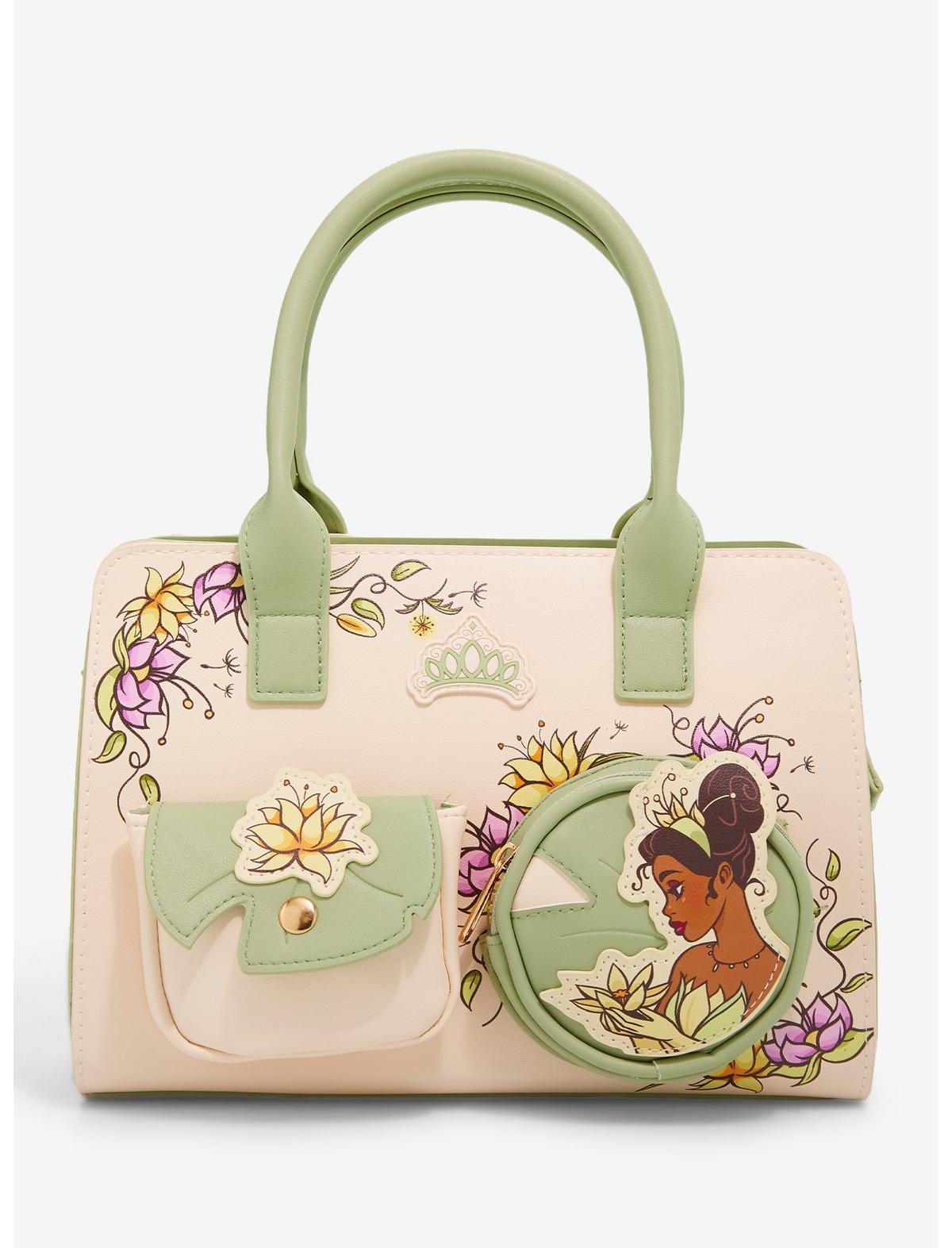 Disney The Princess And The Frog Tiana Floral Satchel Bag - US 2258