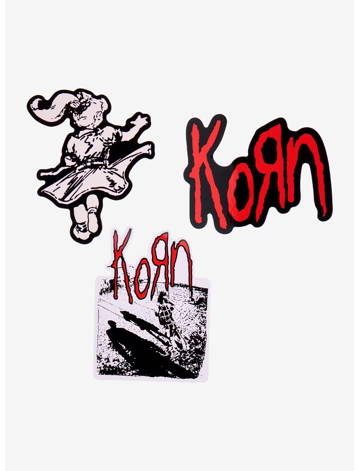 Korn Logo Sticker Set - US 6520