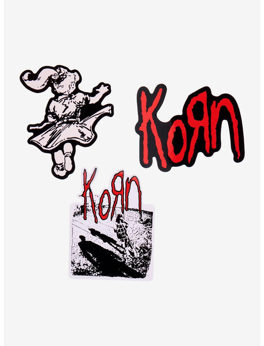 Korn Logo Sticker Set - US 6520