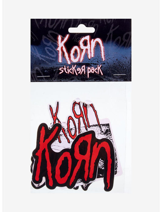 Korn Logo Sticker Set - US 6520