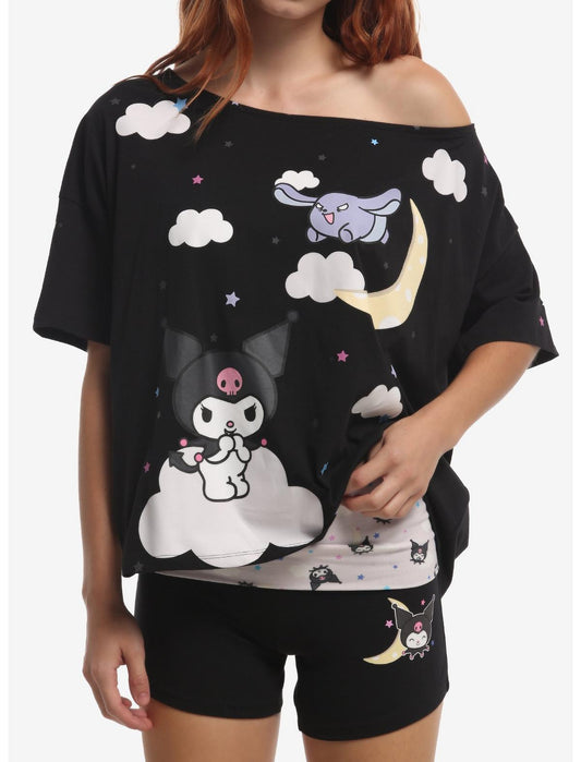 Kuromi Baku Girls Lounge Set - US 6792