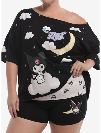 Kuromi Baku Girls Lounge Set Plus Size - US 2201