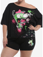 Invader Zim GIR Splatter Girls Lounge Set Plus Size - US 7735
