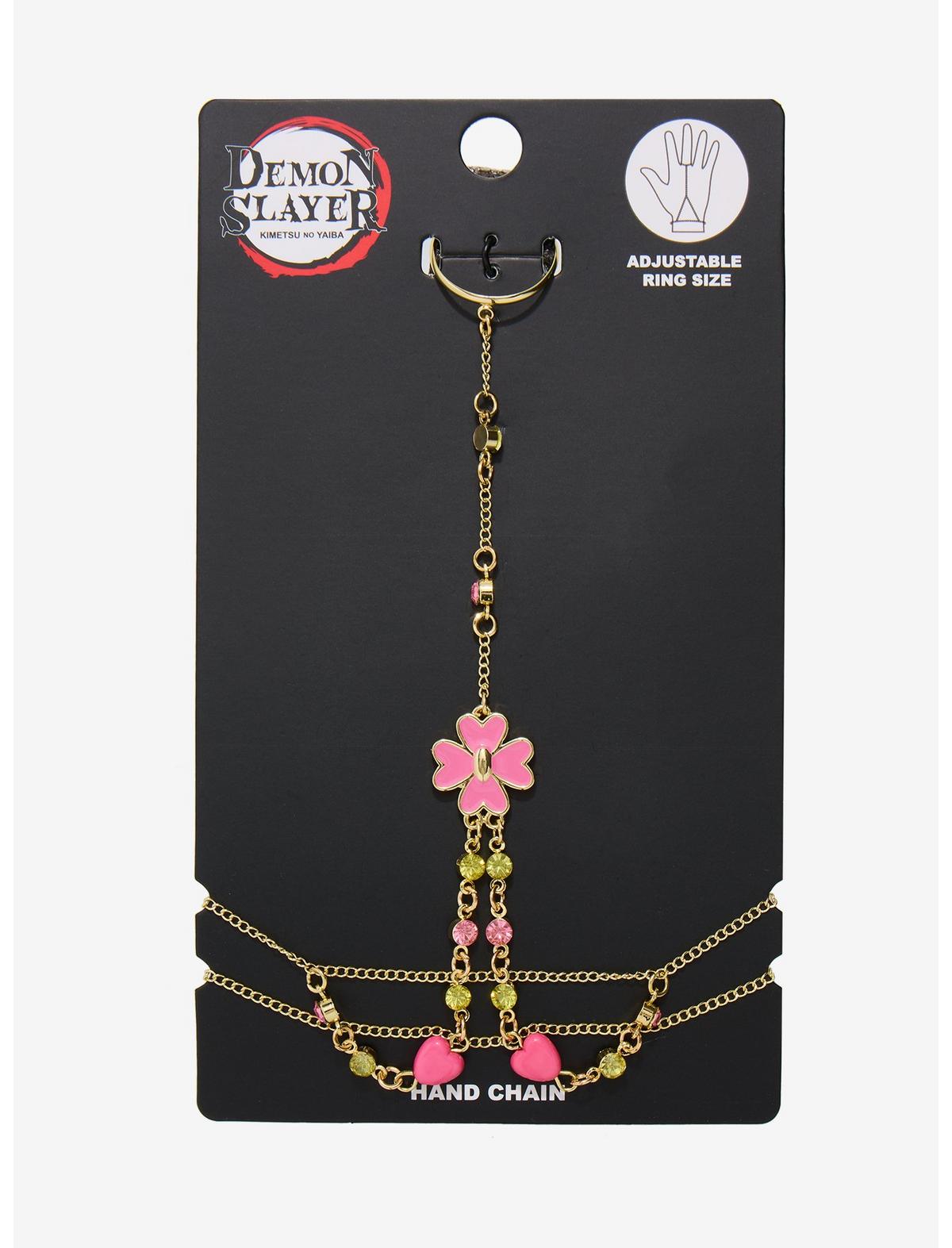 Demon Slayer: Kimetsu No Yaiba Mitsuri Kanroji Hand Ring Bracelet - US 9338
