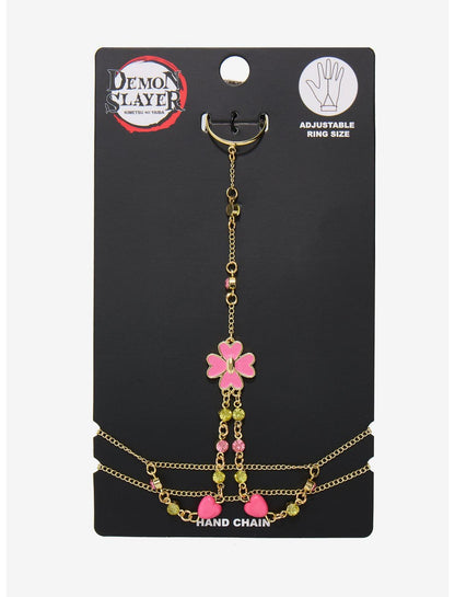 Demon Slayer: Kimetsu No Yaiba Mitsuri Kanroji Hand Ring Bracelet - US 9338