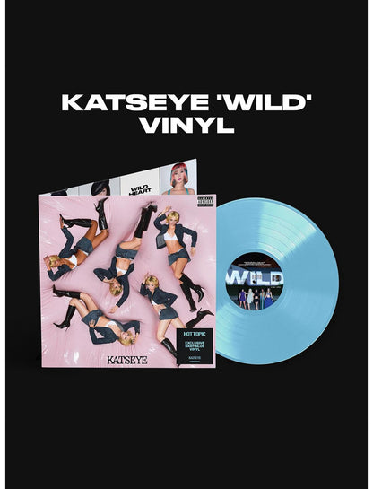 KATSEYE WILD (Baby Blue) Vinyl EP Hot Topic Exclusive - US 7394