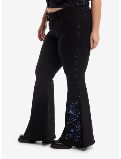 Cosmic Aura Celestial Snake Flare Jeans Plus Size - US 2148