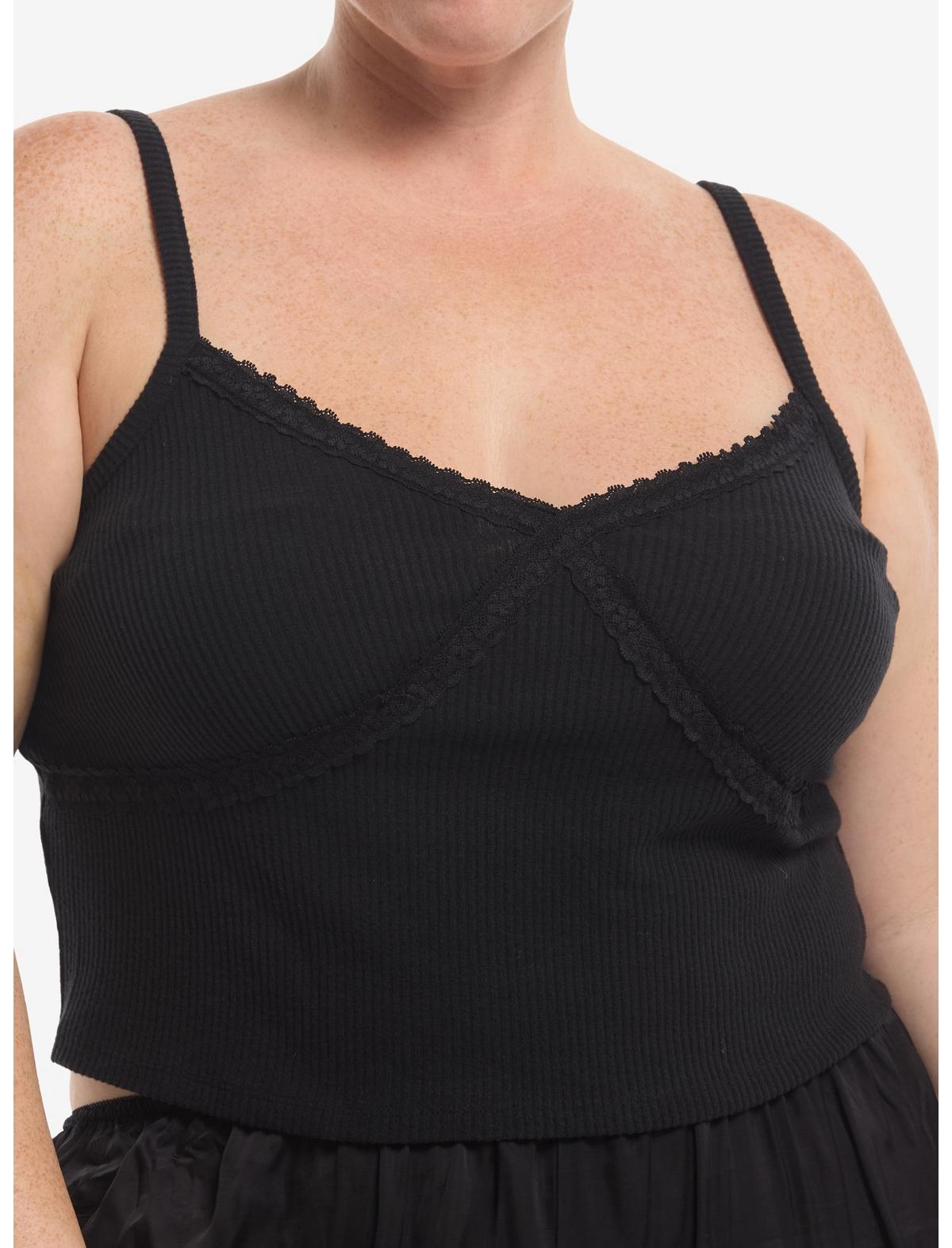 Cosmic Aura Black Lace Girls Cami & Cardigan Set Plus Size - US 3860