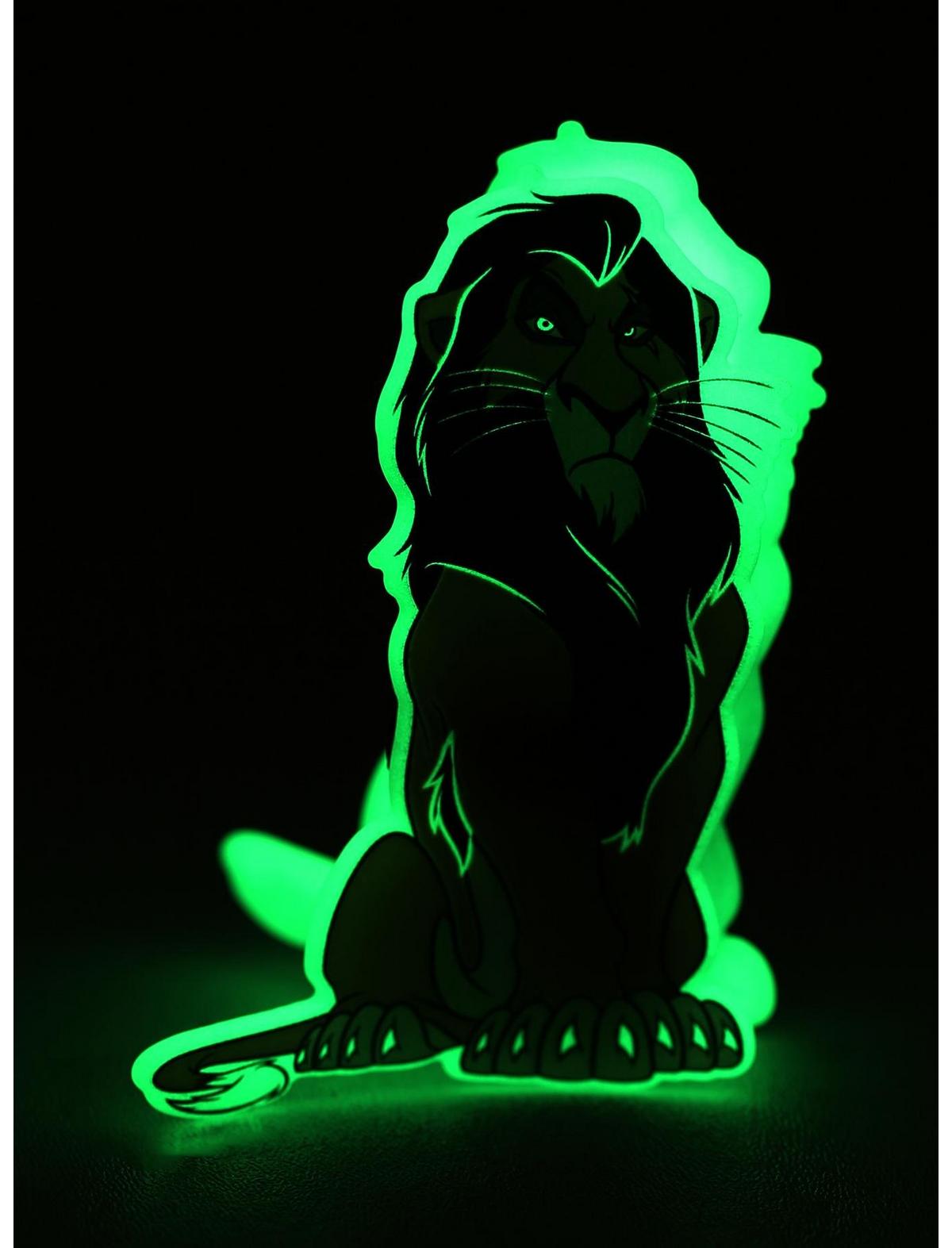 Disney The Lion King Scar Glow-In-The-Dark Claw Hair Clip - US 1787