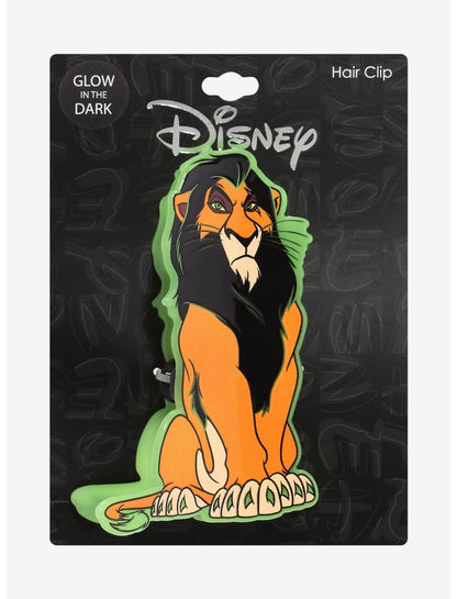 Disney The Lion King Scar Glow-In-The-Dark Claw Hair Clip - US 1787