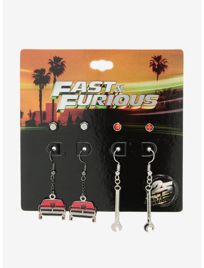 Fast & Furious Car Wrench Earring Set - US 7672