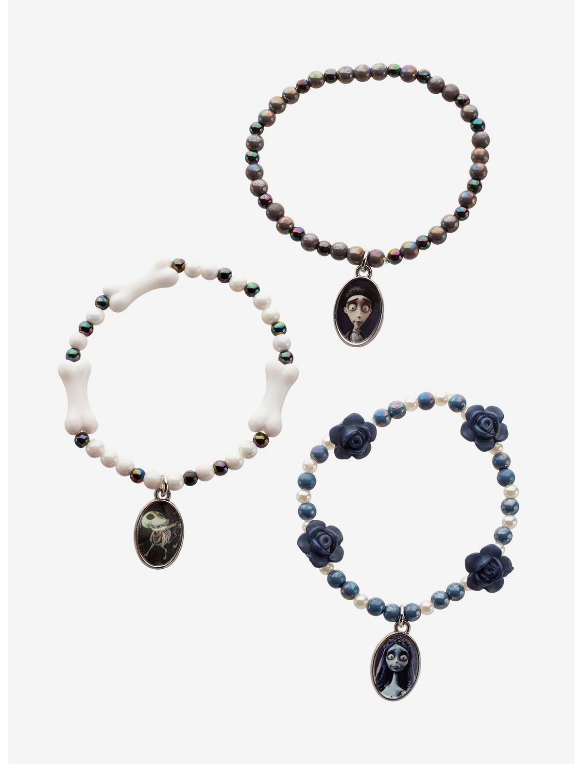 Corpse Bride Portrait Bead Bracelet Set - US 0243