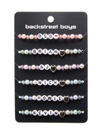 Backstreet Boys Member Bead Bracelet Set - US 2534