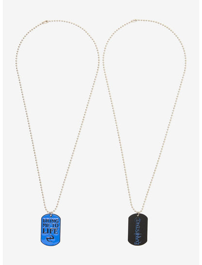 Evanescence Dog Tag Best Friend Necklace Set - US 2002