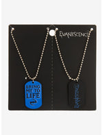 Evanescence Dog Tag Best Friend Necklace Set - US 2002