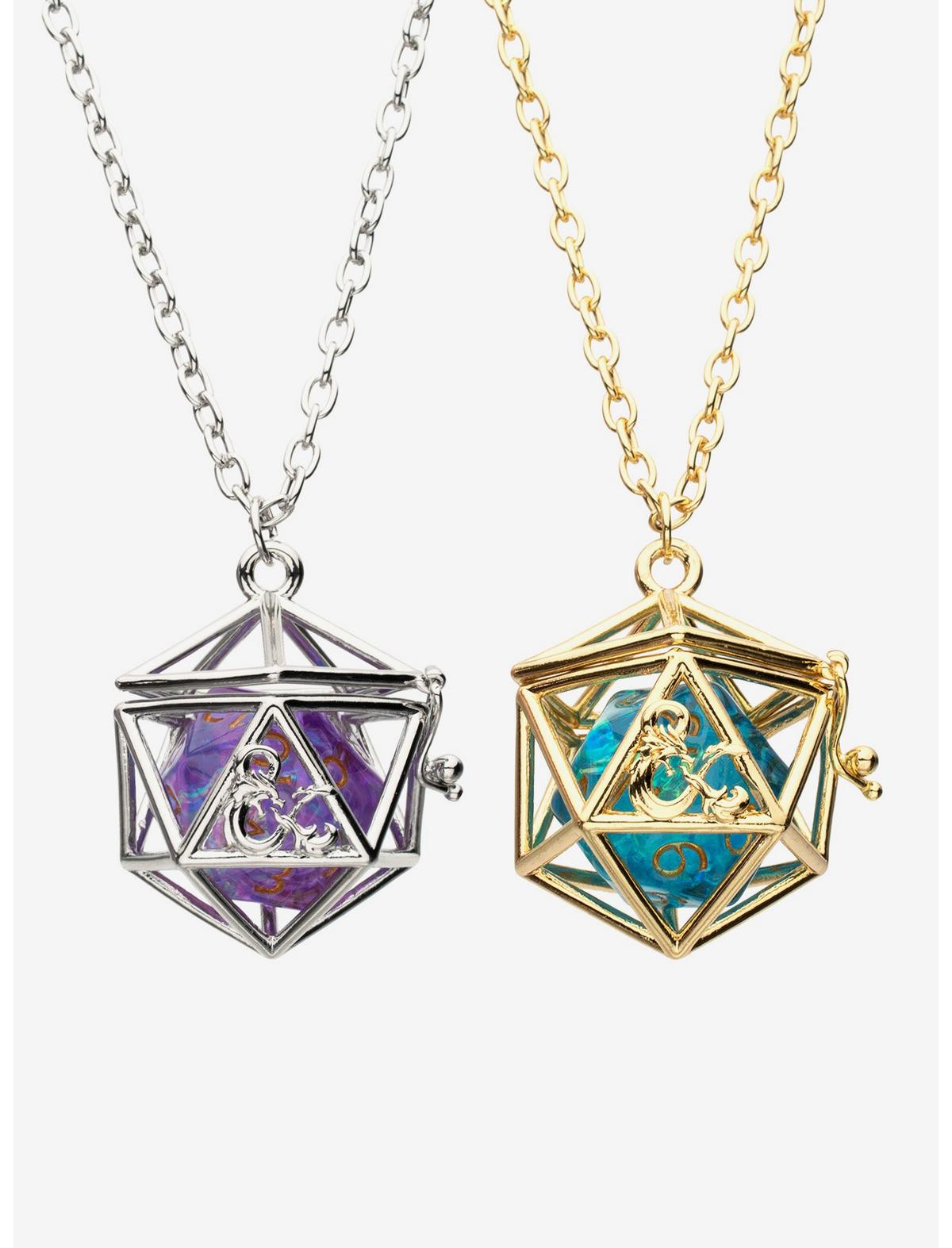 Dungeons & Dragons Dice Best Friend Necklace Set - US 0379