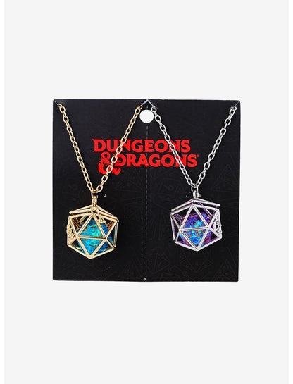 Dungeons & Dragons Dice Best Friend Necklace Set - US 0379