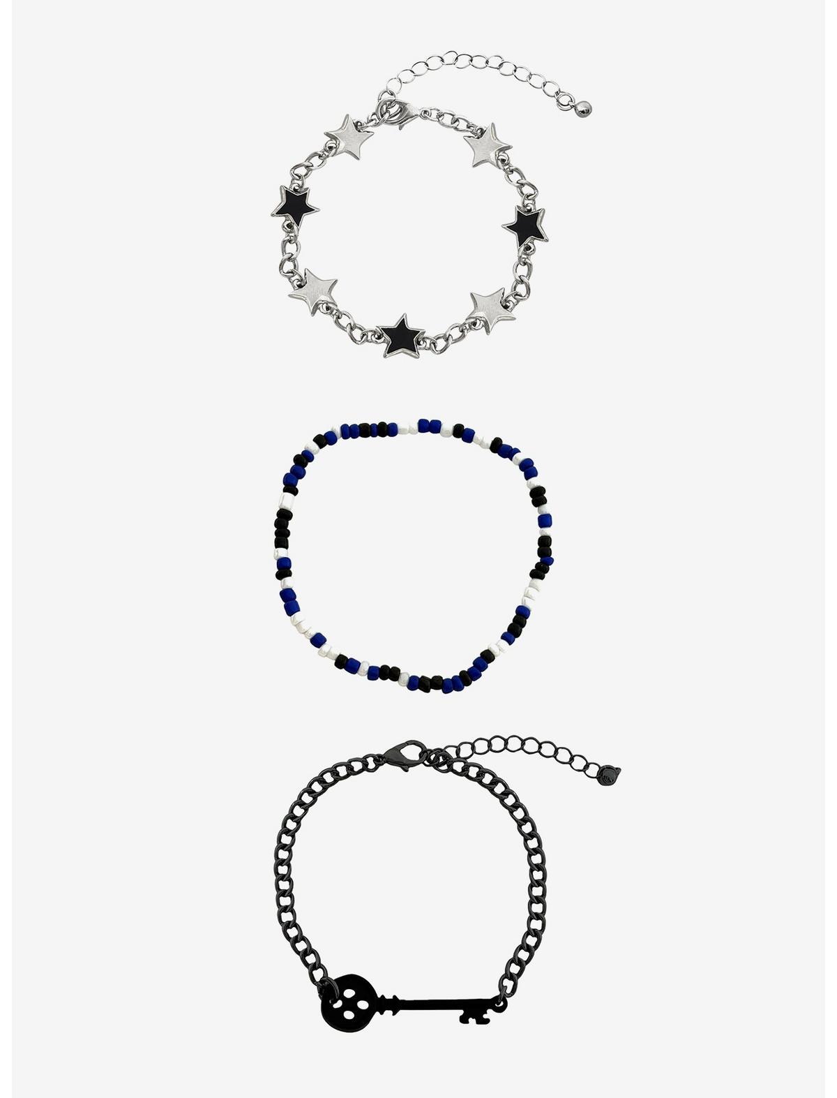 Coraline Key & Stars Bracelet Set - US 0703