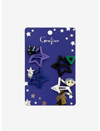 Coraline Star Icon Hair Clip Set - US 6731
