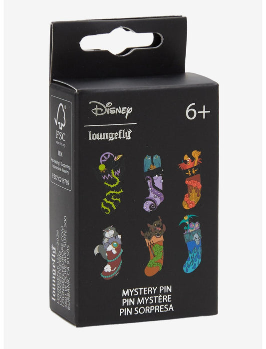 Loungefly Disney Villains Stocking Blind Box Enamel Pin Hot Topic Exclusive - US 7552
