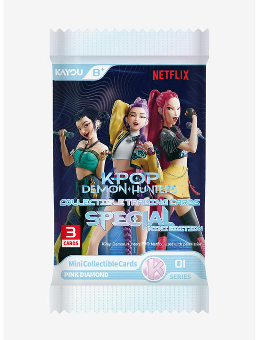 Kayou KPop Demon Hunters World Tour Mini Pink Diamond Collectible Cards - US 5731