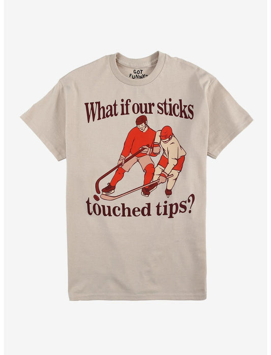 Hockey Touch Tips T-Shirt By Got Funny? - US 3902