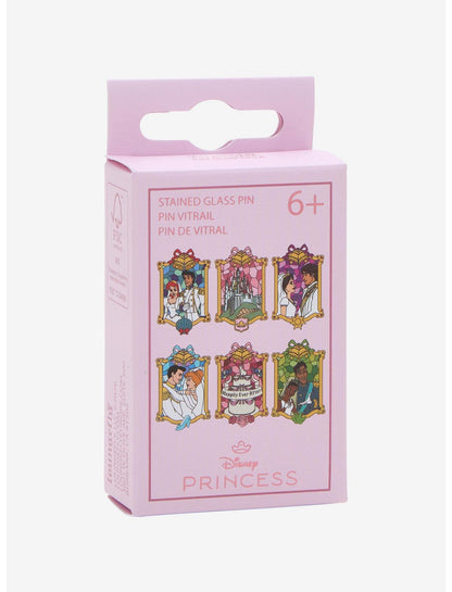 Loungefly Disney Princess Stained Glass Blind Box Enamel Pin - US 1299