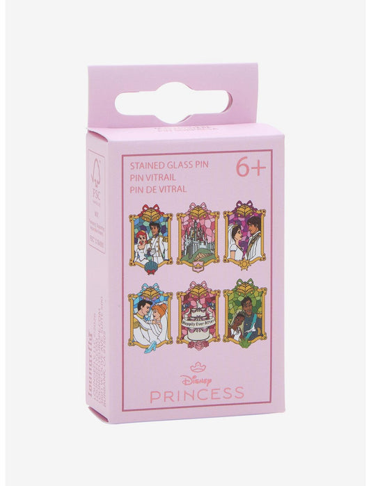 Loungefly Disney Princess Stained Glass Blind Box Enamel Pin - US 1299