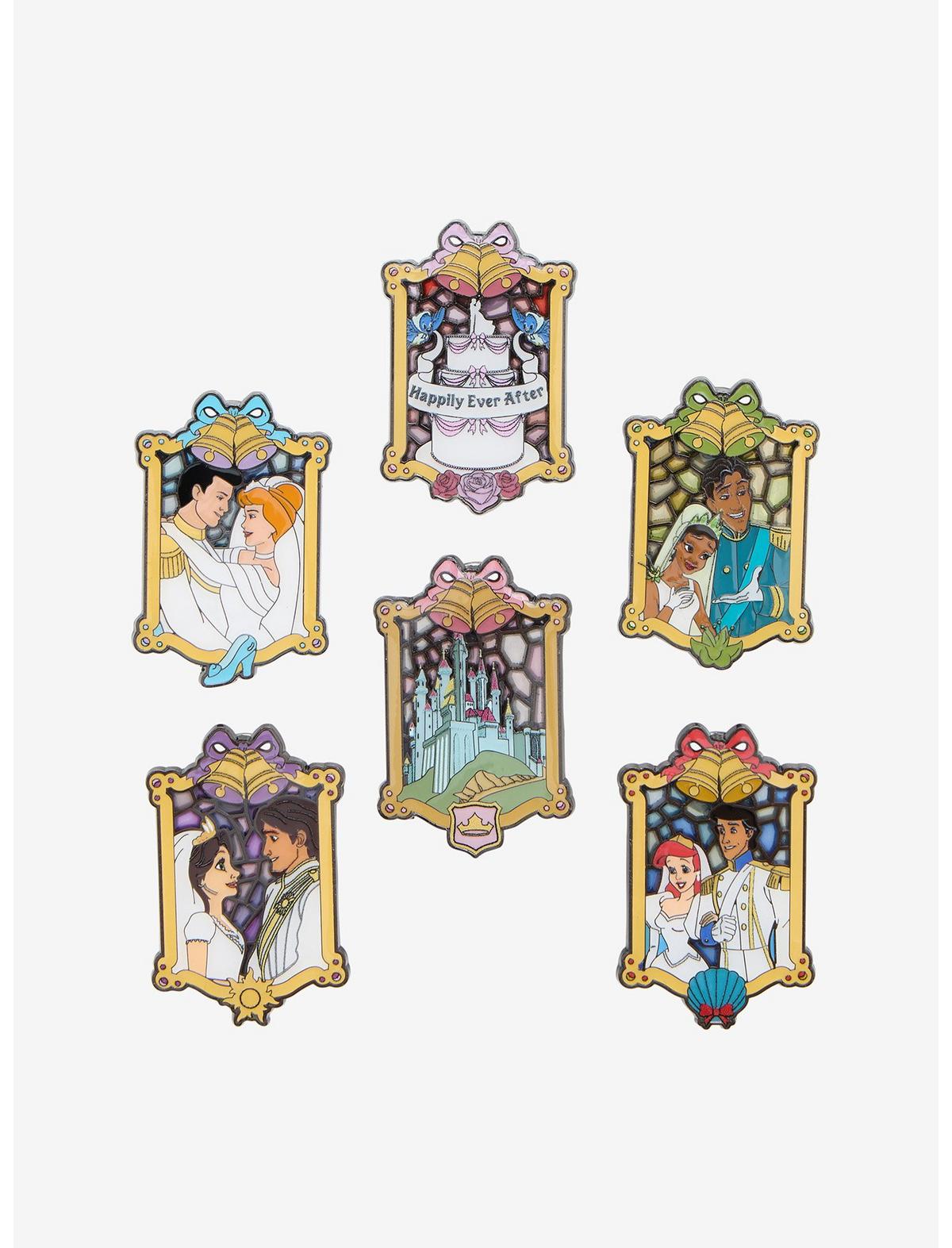 Loungefly Disney Princess Stained Glass Blind Box Enamel Pin - US 1299